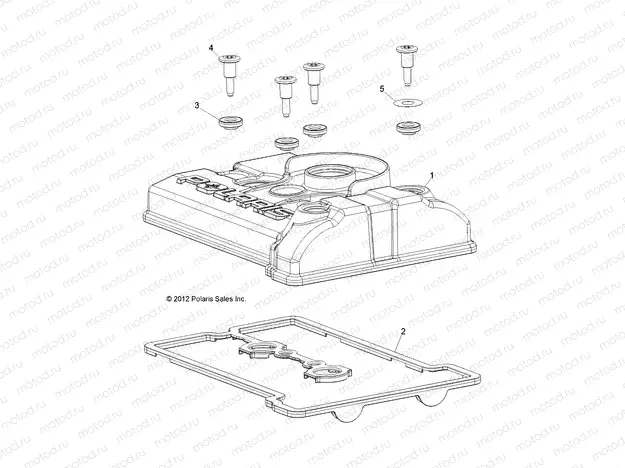 ENGINE | ENGINE, VALVE COVER - R13XT87AA/9EAK (49RGRVALVE13RZRXP4I)