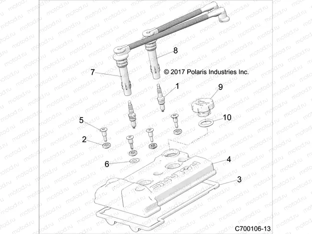 ENGINE | ENGINE, VALVE COVER - Z18VGE99AK/AW/BK/BW (C700106-13)