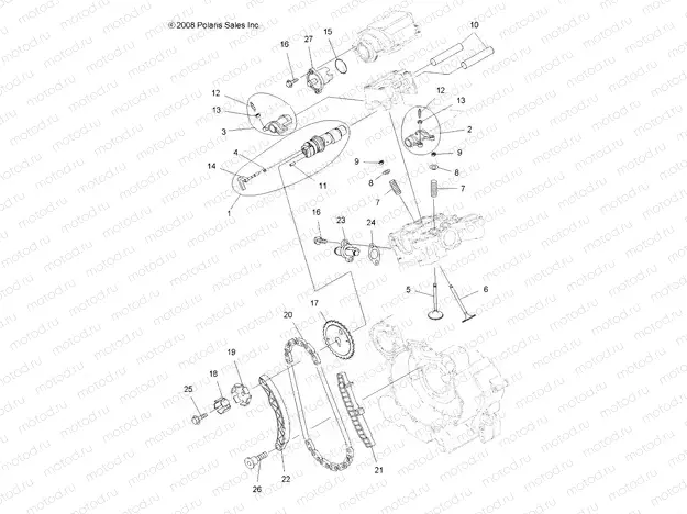 ENGINE | ENGINE, VALVES and CAMSHAFT - A13DN5EFL (49ATVVALVE09SPXP550)