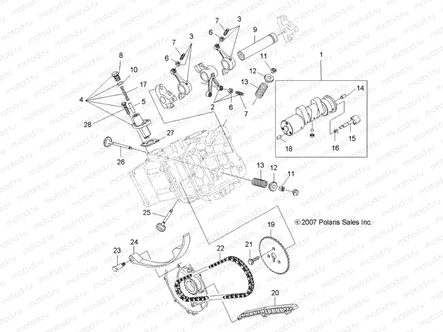 ENGINE | ENGINE, VALVES and CAMSHAFT - A13MB46TH (49ATVVALVE08SP500)