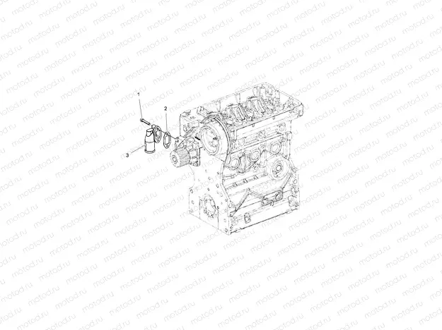 ENGINE | ENGINE, WATER INLET FLANGE - R18RTAD1B1/ED1N1 (49RGRWATERINLET15DSL)