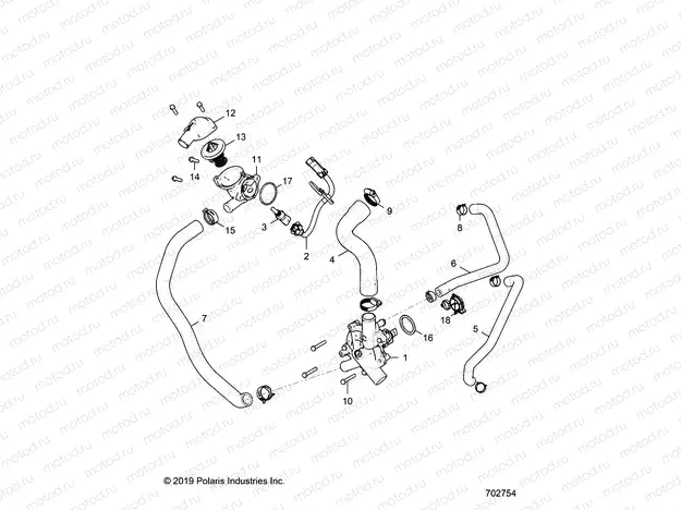 ENGINE | ENGINE, WATERPUMP AND BYPASS - G20G4D99AS/BS (700830)