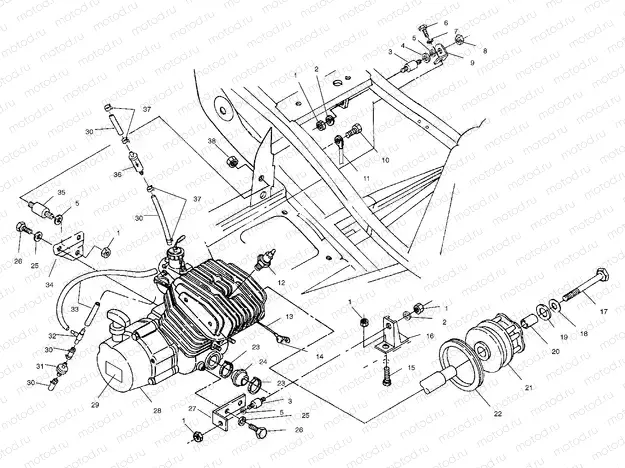 ENGINE MOUNTING - A00BA25CA (4954825482A009) | ENGINE MOUNTING - A00BA25CA (4954825482A009)