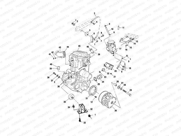 ENGINE MOUNTING - A01BA50AA (4963716371A011) | ENGINE MOUNTING - A01BA50AA (4963716371A011)