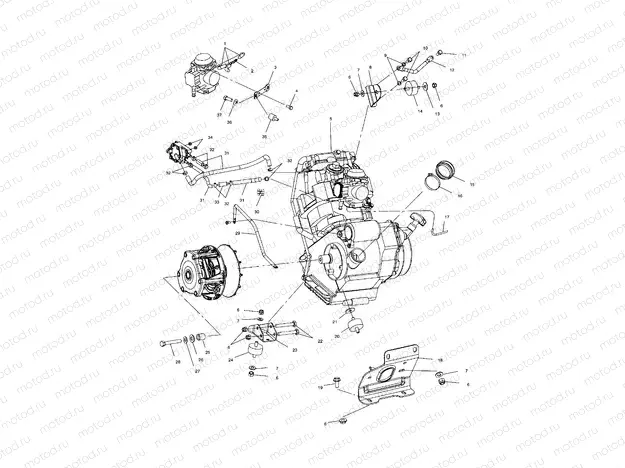 ENGINE MOUNTING - A01CB32AA (4963966396A010) | ENGINE MOUNTING - A01CB32AA (4963966396A010)