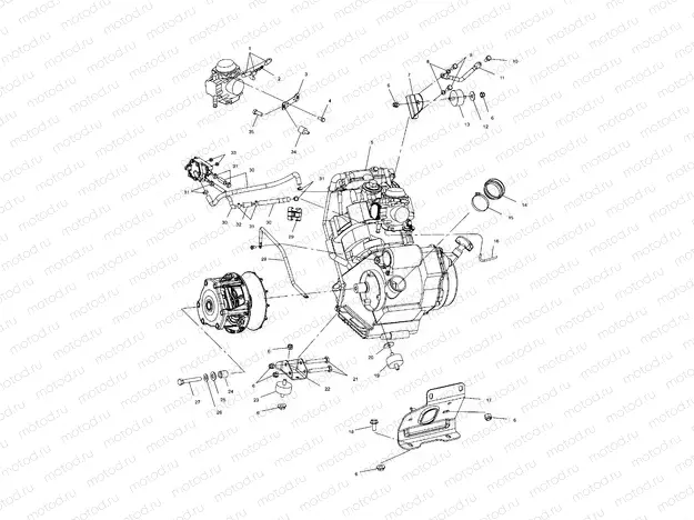 ENGINE MOUNTING - A01CD32AA (4964026402A013) | ENGINE MOUNTING - A01CD32AA (4964026402A013)