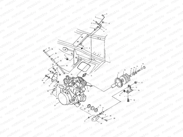 ENGINE MOUNTING - A01CG38CA (4963916391A009) | ENGINE MOUNTING - A01CG38CA (4963916391A009)