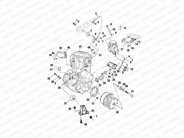 ENGINE MOUNTING - A02BG50AA/AC (4970027002A09) | ENGINE MOUNTING - A02BG50AA/AC (4970027002A09)
