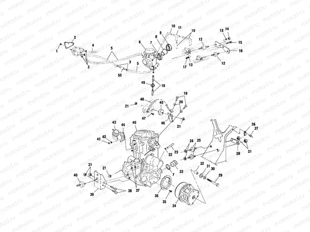 ENGINE MOUNTING - A02CH42AA (4968536853A13) | ENGINE MOUNTING - A02CH42AA (4968536853A13)