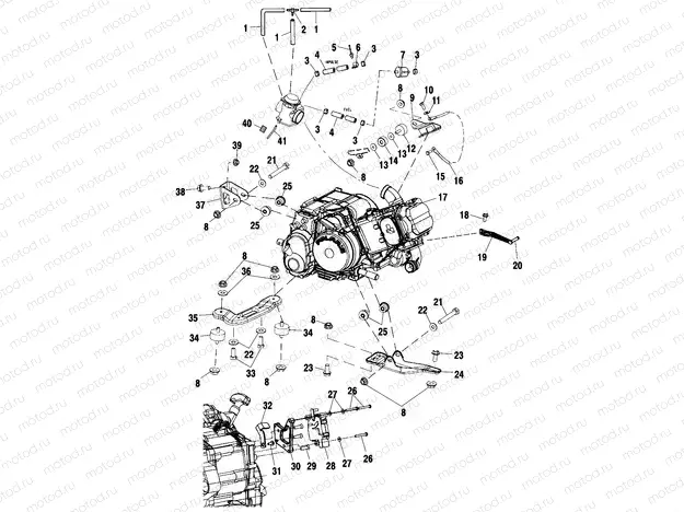 ENGINE MOUNTING - A02CK42AA/AB (4970327032A11) | ENGINE MOUNTING - A02CK42AA/AB (4970327032A11)