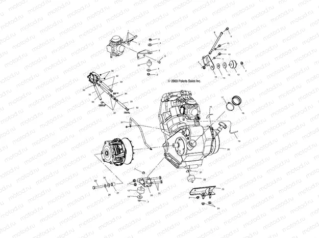 ENGINE MOUNTING - A04CA32AA/AB/FA (4986248624A07) | ENGINE MOUNTING - A04CA32AA/AB/FA (4986248624A07)
