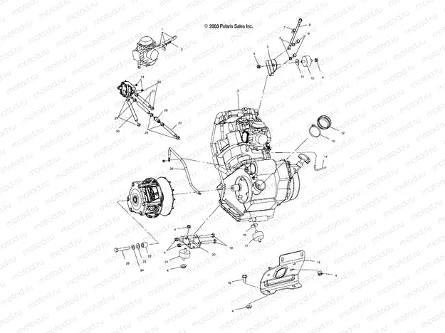 ENGINE MOUNTING - A04CD32AA/AB/AC/FB (4986268626B01) | ENGINE MOUNTING - A04CD32AA/AB/AC/FB (4986268626B01)