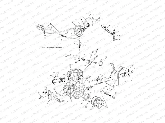 ENGINE MOUNTING - A04CH42AQ/AR/AS/AT/AV (4987258725A13) | ENGINE MOUNTING - A04CH42AQ/AR/AS/AT/AV (4987258725A13)