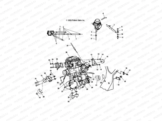 ENGINE MOUNTING - A04CH50AO/AQ/AR/AS/AT/AV/AW/AX (4987288728A13) | ENGINE MOUNTING - A04CH50AO/AQ/AR/AS/AT/AV/AW/AX (4987288728A13)
