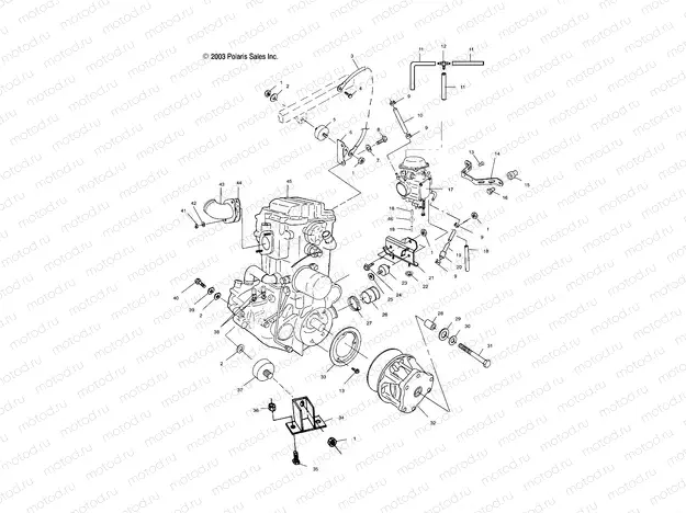 ENGINE MOUNTING - A04CL50AA (4986288628A09) | ENGINE MOUNTING - A04CL50AA (4986288628A09)