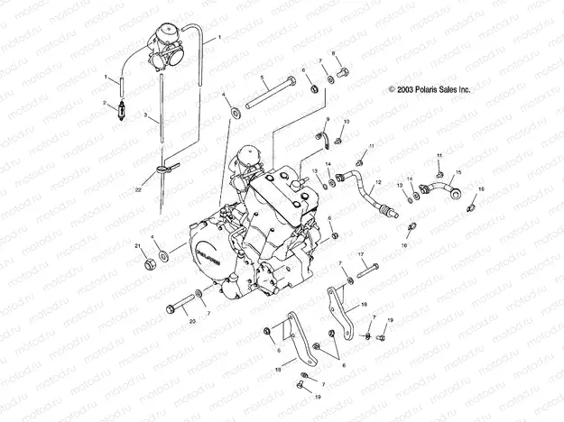 ENGINE MOUNTING - A04GJ50AA/AB/AC/AD (4986168616A13) | ENGINE MOUNTING - A04GJ50AA/AB/AC/AD (4986168616A13)