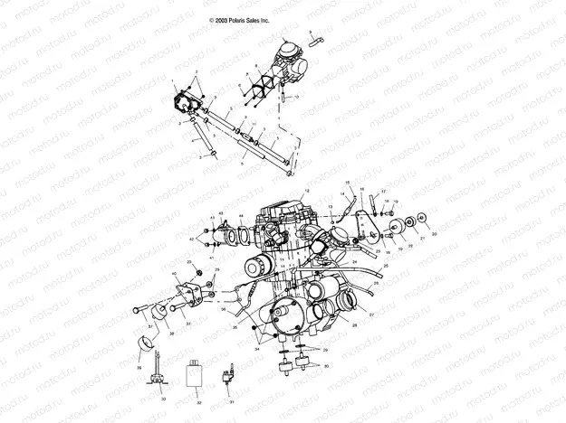 ENGINE MOUNTING - A04JD50AA/AB/CA (4985938593B01) | ENGINE MOUNTING - A04JD50AA/AB/CA (4985938593B01)