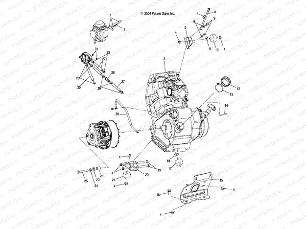 ENGINE MOUNTING - A05CD32AA/AB/AC (4994909490B01) | ENGINE MOUNTING - A05CD32AA/AB/AC (4994909490B01)