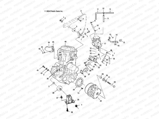 ENGINE MOUNTING - A05CL50AA (4995019501A09) | ENGINE MOUNTING - A05CL50AA (4995019501A09)