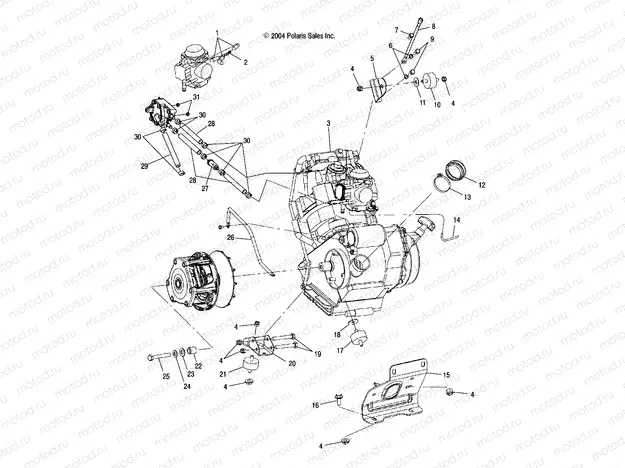 ENGINE MOUNTING - A05JD32AA (4995169516B01) | ENGINE MOUNTING - A05JD32AA (4995169516B01)