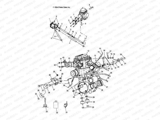 ENGINE MOUNTING - A05JD50AA/AB/AC (4995189518B01) | ENGINE MOUNTING - A05JD50AA/AB/AC (4995189518B01)