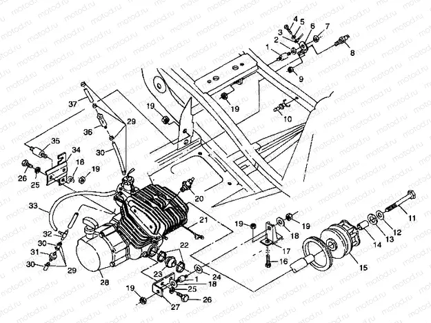ENGINE MOUNTING - A99CC28CA (4949484948a011) | ENGINE MOUNTING - A99CC28CA (4949484948a011)