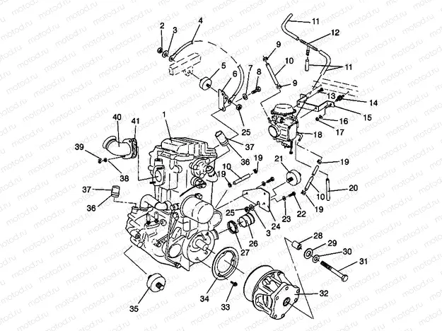 ENGINE MOUNTING Magnum 2x4 W957544 (4926852685A009) | ENGINE MOUNTING Magnum 2x4 W957544 (4926852685A009)