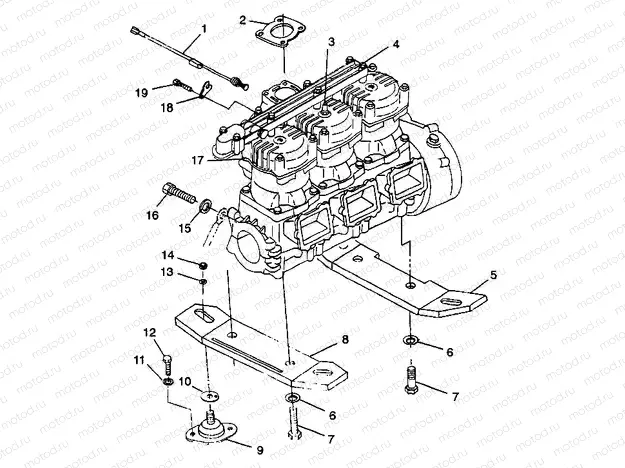 ENGINE MOUNTING SL 900 B974091 and SL 1050 B974090 (4940974097B002) | ENGINE MOUNTING SL 900 B974091 and SL 1050 B974090 (4940974097B002)
