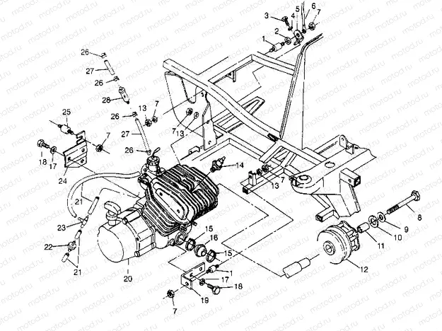 ENGINE MOUNTING Trail Blazer W957221 (4930363036A009) | ENGINE MOUNTING Trail Blazer W957221 (4930363036A009)