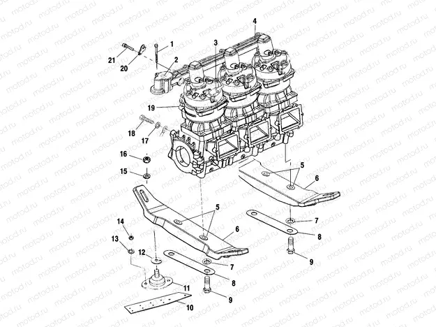 ENGINE MOUNTING - W015098D (4964876487B014) | ENGINE MOUNTING - W015098D (4964876487B014)