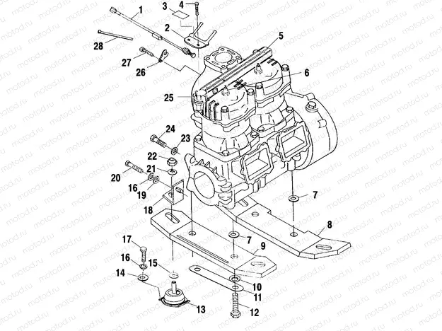 ENGINE MOUNTING - W025197D/W025197I (4971297129B06) | ENGINE MOUNTING - W025197D/W025197I (4971297129B06)