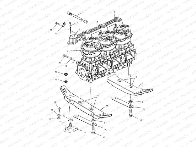 ENGINE MOUNTING - W025198C/D/I (4971357135C01) | ENGINE MOUNTING - W025198C/D/I (4971357135C01)