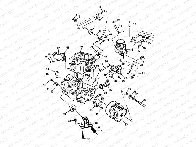 ENGINE MOUNTING - W98BC50A (4944994499a010) | ENGINE MOUNTING - W98BC50A (4944994499a010)