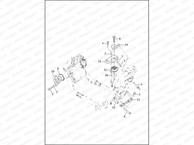 ENGINE MOUNTS AND STABILIZER LINK