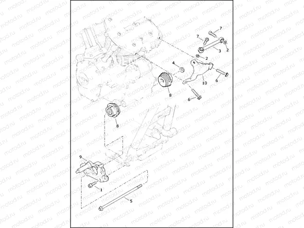 ENGINE MOUNTS AND STABILIZER LINK