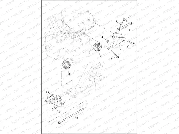 ENGINE MOUNTS AND STABILIZER LINK