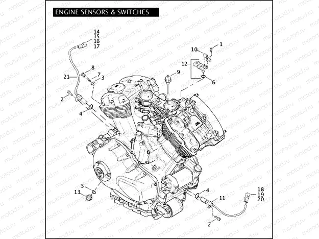 ENGINE SENSORS & SWITCHES