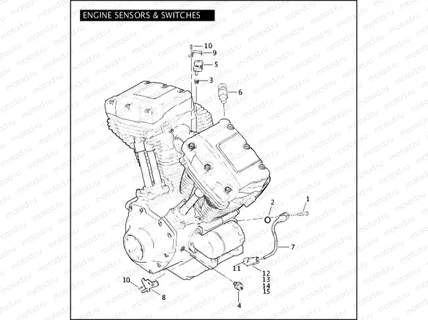ENGINE SENSORS & SWITCHES