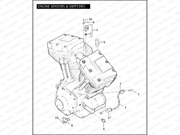 ENGINE SENSORS & SWITCHES