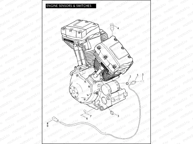 ENGINE SENSORS & SWITCHES