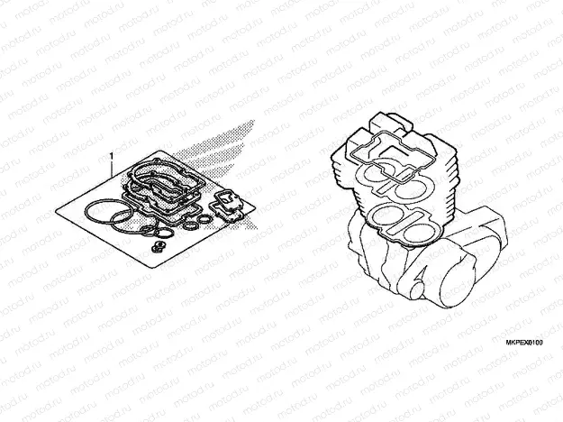 EOP-1 GASKET KIT A