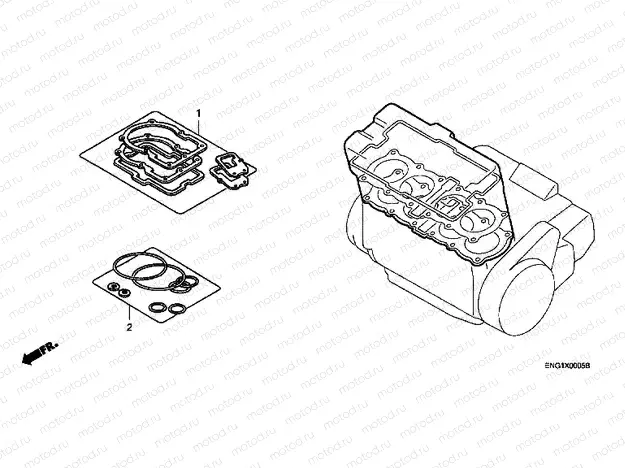 EOP-1 GASKET KIT A (CB13008 / S8 / A8 / SA8)