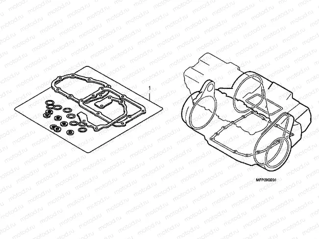 EOP-2-1 GASKET KIT B (CB13009 / S9 / A9 / SA9)