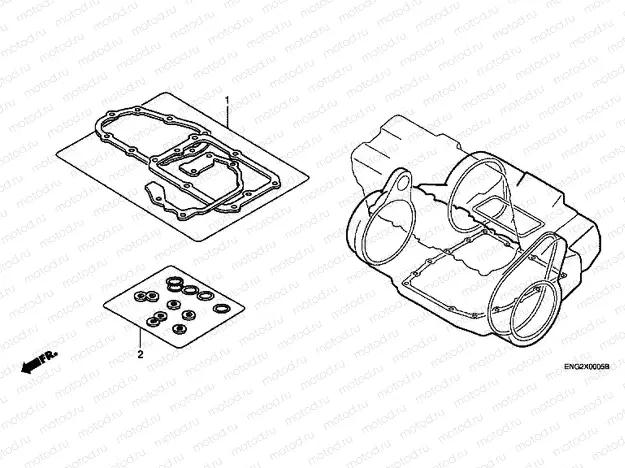 EOP-2 GASKET KIT B (CB13008 / S8 / A8 / SA8)