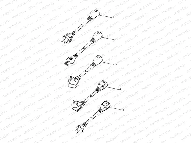 EUROPEAN COMPONENTS | EUROPEAN COMPONENTS, CORDSET, CHARGING - e2/e4/e6/eS/eL/eLXD (49GEMEUROCOMPS11CORDSET)
