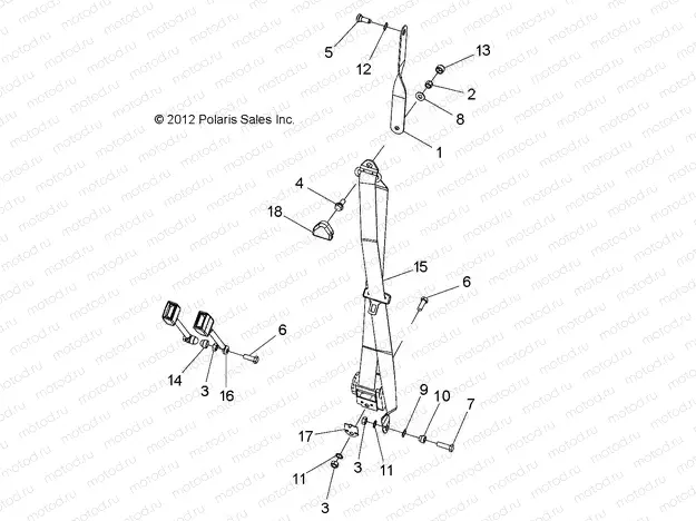 EUROPEAN COMPONENTS | EUROPEAN COMPONENTS, SAFETY RESTRAINT, RAIL MOUNT - e4 (49GEMEUROCOMPS11SAFETY)