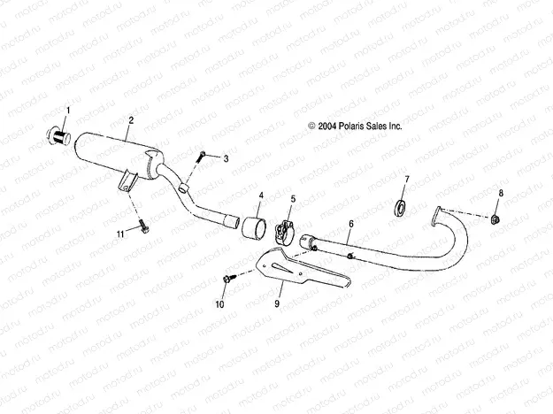 EXHAUST - A05PB20AA/AB/AC/AD (4999659965B02) | EXHAUST - A05PB20AA/AB/AC/AD (4999659965B02)