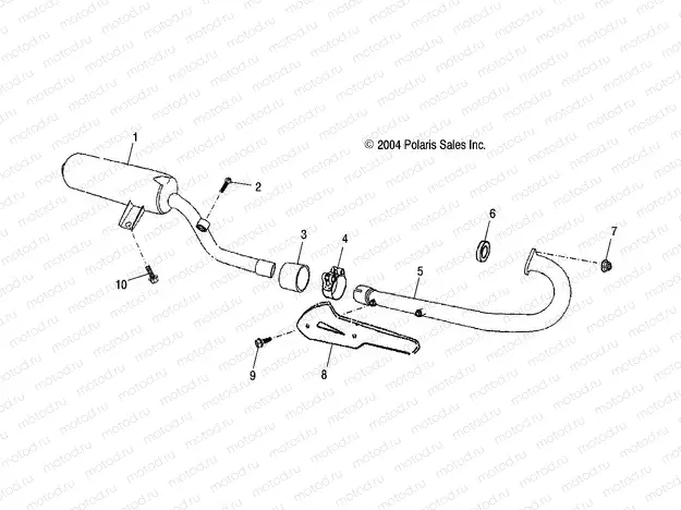 EXHAUST - A05PB20EA/EB/EC/ED (4999709970B04) | EXHAUST - A05PB20EA/EB/EC/ED (4999709970B04)