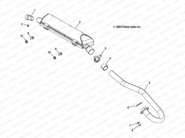 EXHAUST - A06LB27FA/LD27FB (4999202079920207A10) | EXHAUST - A06LB27FA/LD27FB (4999202079920207A10)