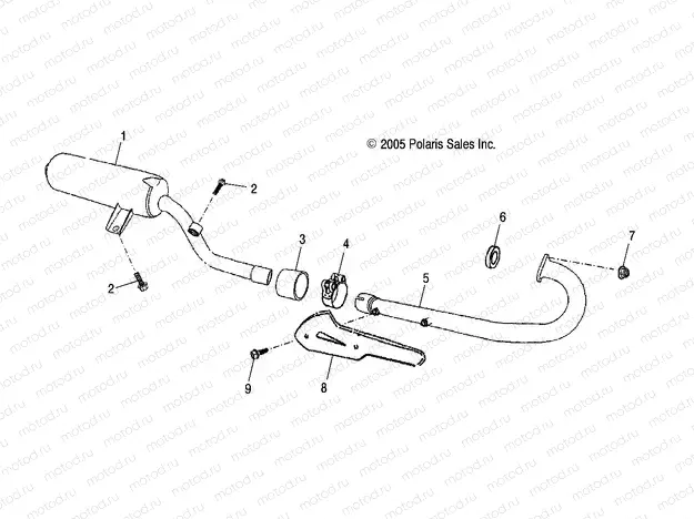 EXHAUST - A06PB20EA/EB (4999202509920250B04) | EXHAUST - A06PB20EA/EB (4999202509920250B04)